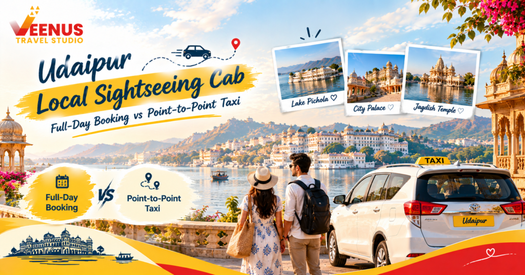Udaipur Local Sightseeing Cab: Full-Day vs Point-to-Point