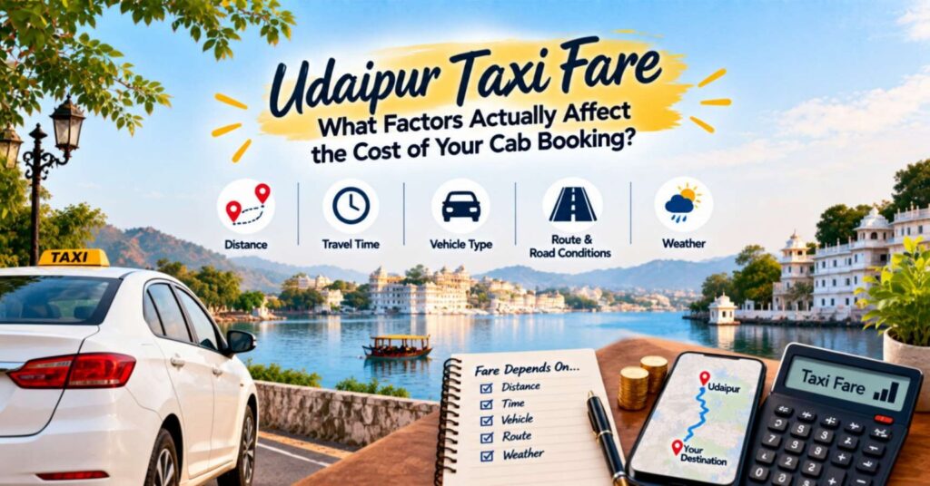 Udaipur Taxi Fare: What Factors Actually Affect the Cost of Your Cab Booking?