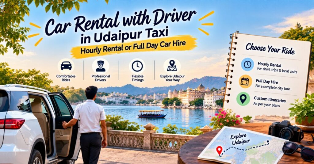 Car Rental With Driver in Udaipur: Taxi, Hourly Rental or Full-Day Car Hire?
