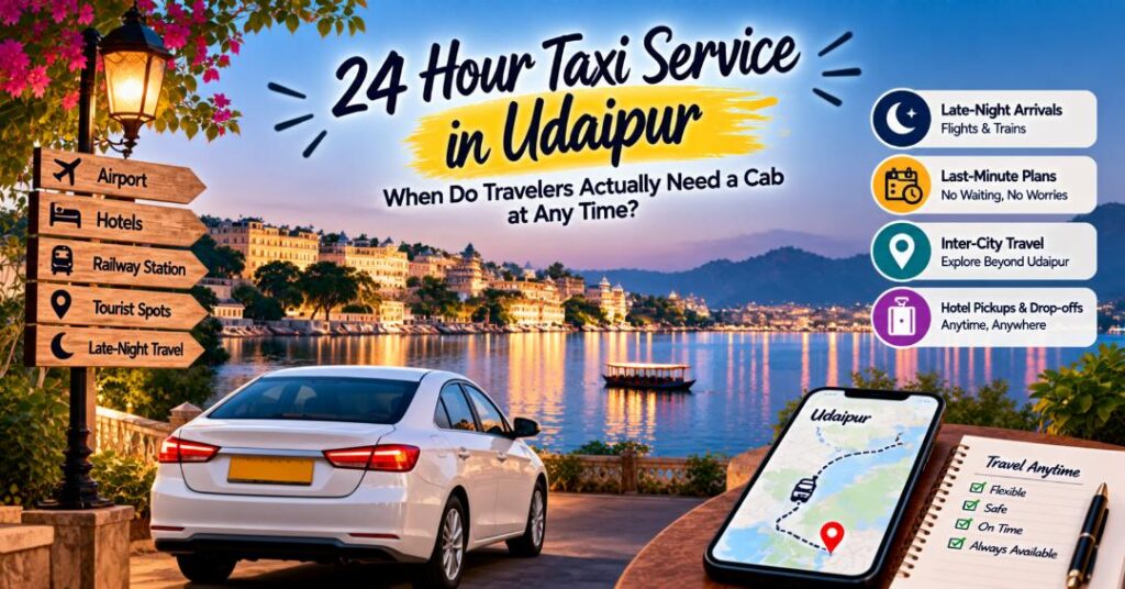 24 Hour Taxi Service in Udaipur: Complete Guide