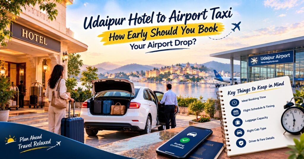 Udaipur Hotel to Airport Taxi: Booking Guide