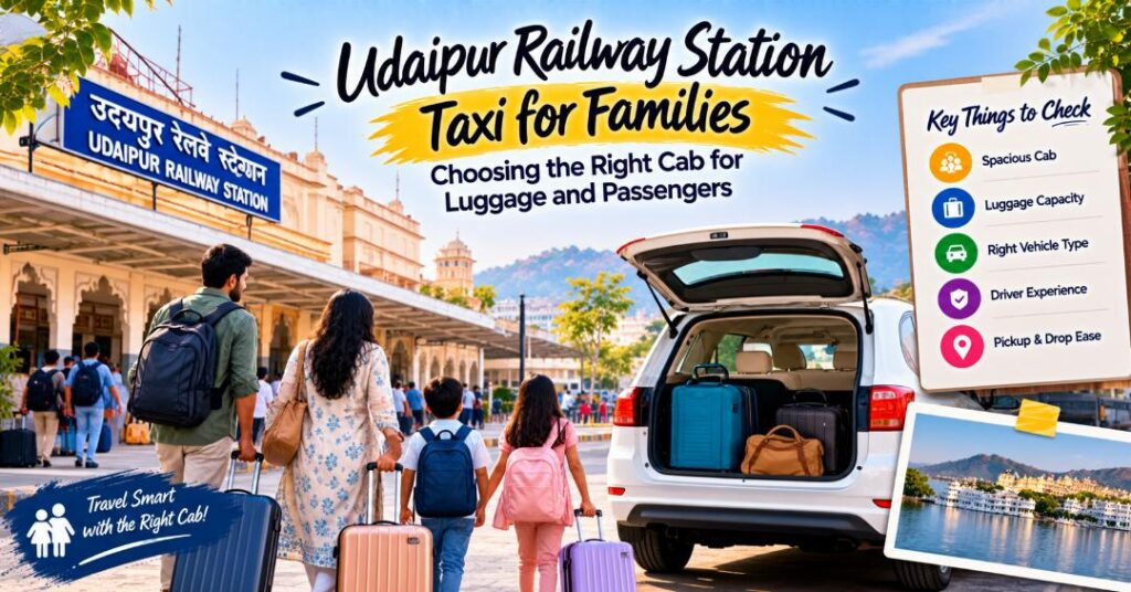 Udaipur Railway Station Taxi for Families