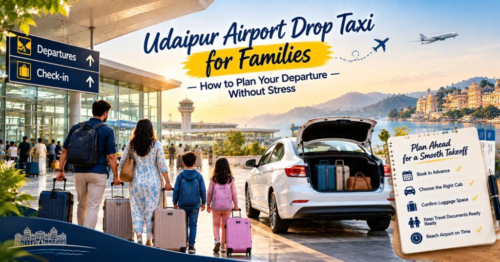 Udaipur Airport Drop Taxi for Families