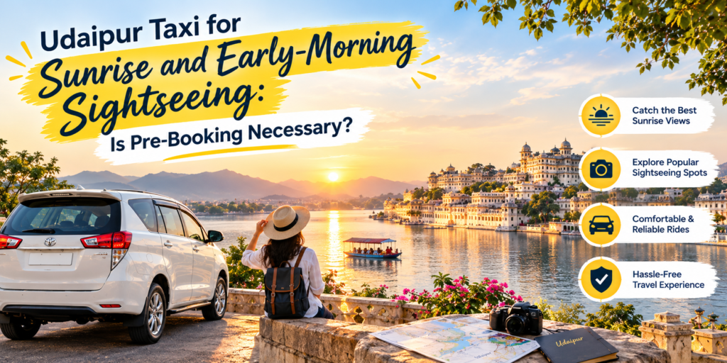 Early Morning Taxi in Udaipur: Is Pre-Booking Necessary?