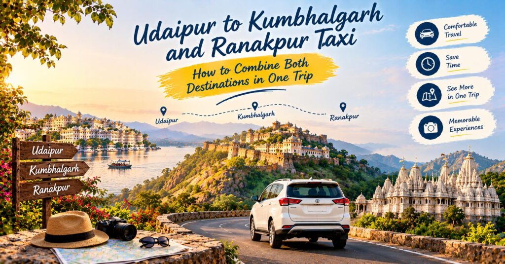 Udaipur to Kumbhalgarh and Ranakpur Taxi: How to Combine Both Destinations in One Trip