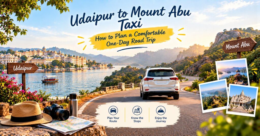 Udaipur to Mount Abu Taxi: How to Plan a Comfortable One-Day Road Trip